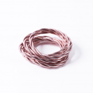 Buddhist Bracelet | Rose Gold | Twist